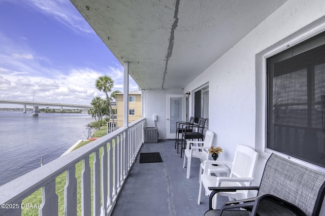 405 N Halifax Ave N Unit 208, Daytona Beach, FL 32118 - balcony featuring a water view