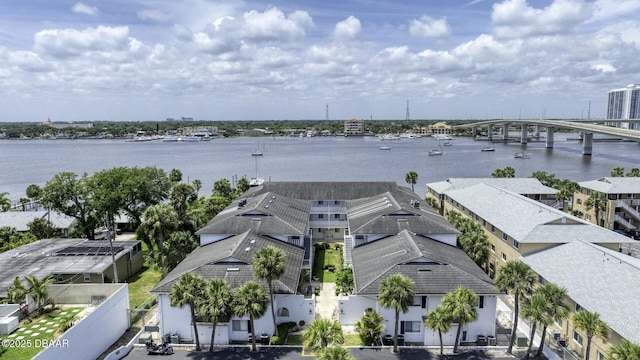 405 N Halifax Ave N Unit 208, Daytona Beach, FL 32118 - aerial view featuring a water view
