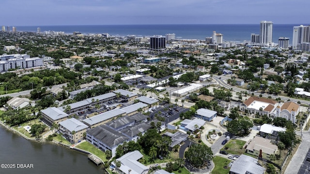 405 N Halifax Ave N Unit 208, Daytona Beach, FL 32118 - birds eye view of property featuring a view of city and a water view