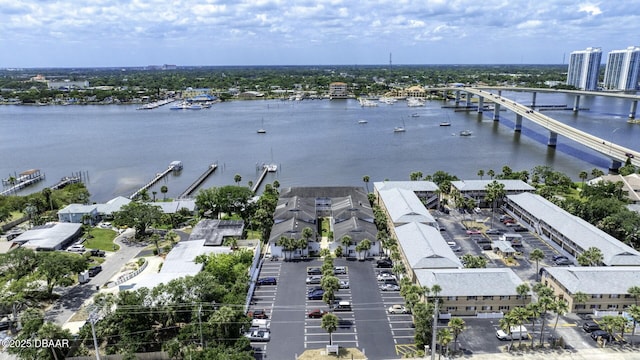 405 N Halifax Ave N Unit 208, Daytona Beach, FL 32118 - aerial view with a water view
