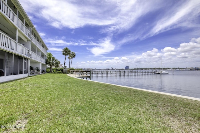 405 N Halifax Ave N Unit 208, Daytona Beach, FL 32118 - exterior space with a water view