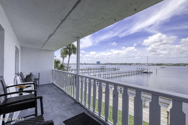 405 N Halifax Ave N Unit 208, Daytona Beach, FL 32118 - balcony with a water view
