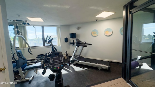 view of workout room