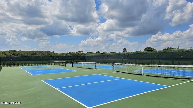 2820 Ocean Shore Blvd Unit 28, Ormond Beach, FL 32176 - view of tennis court with community basketball court