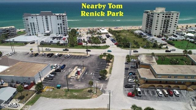 2820 Ocean Shore Blvd Unit 28, Ormond Beach, FL 32176 - aerial view of waterfront with a beach