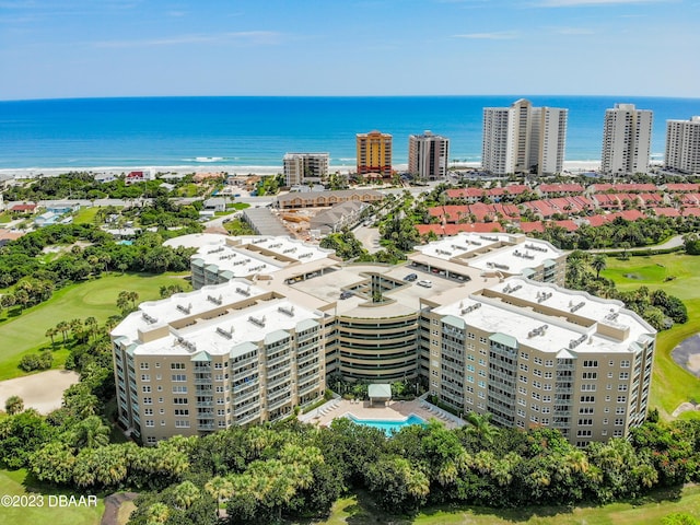 4 Oceans W Blvd Unit 307D, Daytona Beach Shores, FL 32118 - aerial view of a local golf course, a large body of water, and apartment complex / building