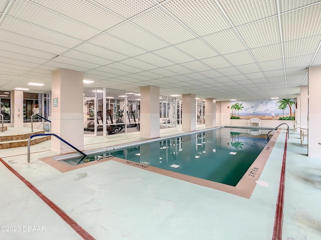 4 Oceans W Blvd Unit 307D, Daytona Beach Shores, FL 32118 - view of indoor pool