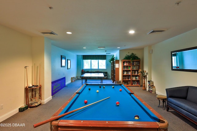 view of recreation room