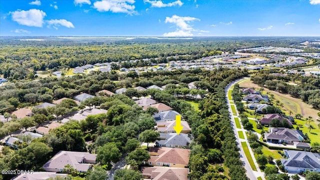 1316 Asher Ct, Ormond Beach, FL 32174 - aerial perspective of suburban area featuring a heavily wooded area
