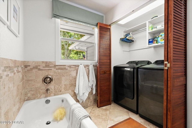 101 Azalea Cir, New Smyrna Beach, FL 32168 - full bath featuring a bath, tile patterned flooring, and vanity