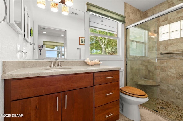 101 Azalea Cir, New Smyrna Beach, FL 32168 - bathroom with vanity and a shower stall