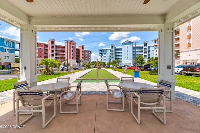 view of patio / terrace featuring outdoor dining space