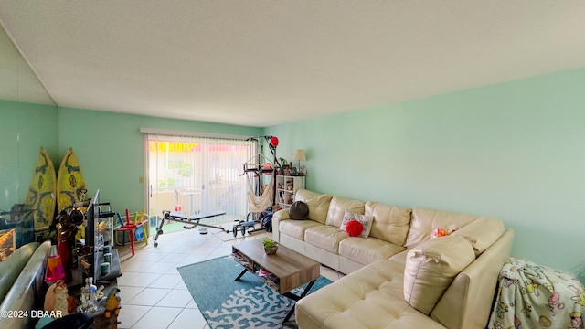 2801 N Halifax Ave Unit 250, Daytona Beach, FL 32118 - living room featuring tile patterned floors and radiator