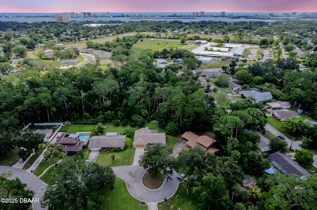 887 Sugar House Ct, Port Orange, FL 32129 - aerial overview of property's location featuring nearby urban area and a large body of water