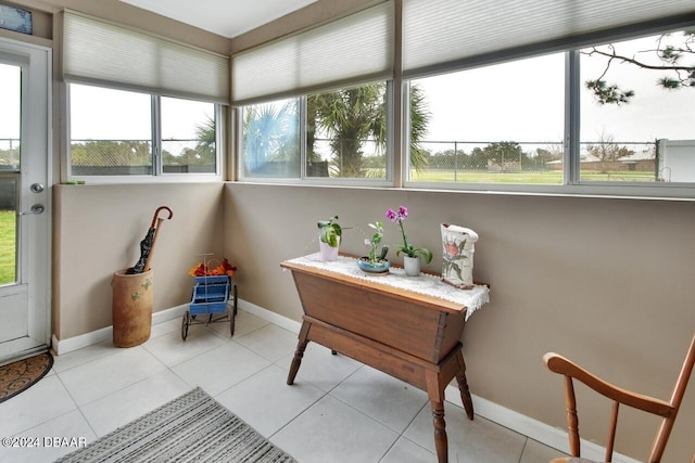 sunroom / solarium with plenty of natural light