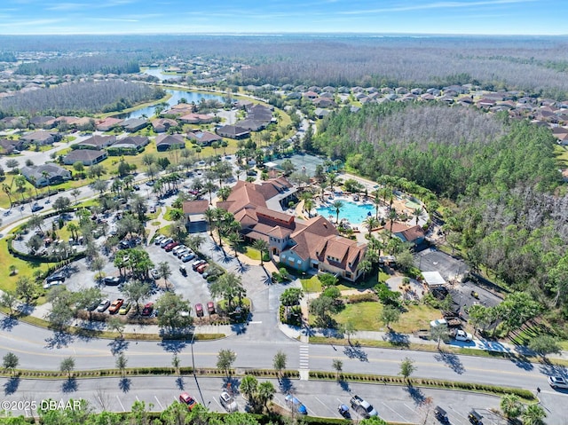 1372 Lombardi Ct, Poinciana, FL 34759 - bird's eye view featuring a water view
