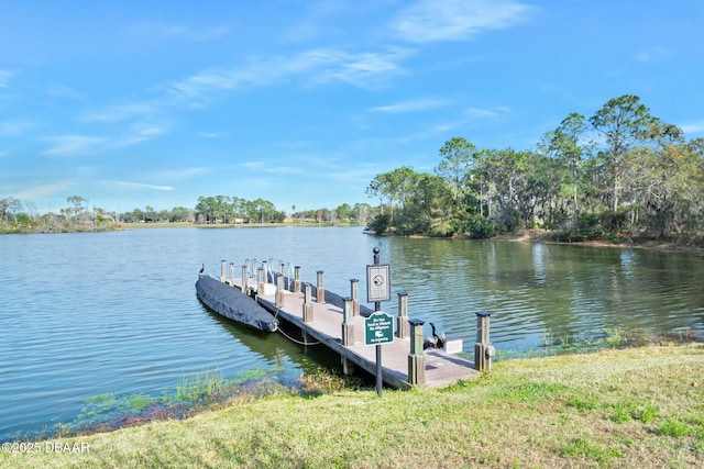 1372 Lombardi Ct, Poinciana, FL 34759 - view of dock featuring a water view