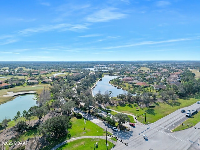 1372 Lombardi Ct, Poinciana, FL 34759 - drone / aerial view featuring a water view