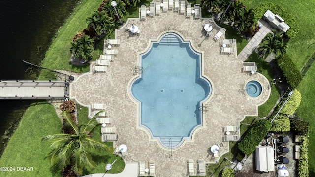 940 Village Trl Unit 2-207, Port Orange, FL 32127 - view of property location featuring a pool area