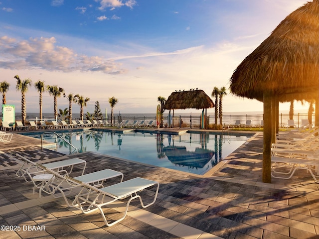 802 Margaritaville Ave, Daytona Beach, FL 32124 - community pool featuring fence and a patio area