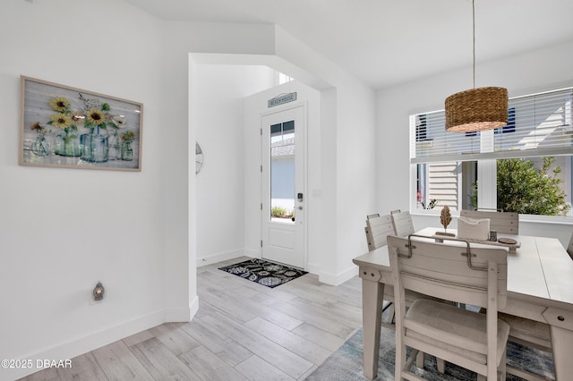 802 Margaritaville Ave, Daytona Beach, FL 32124 - foyer featuring light wood-type flooring and baseboards