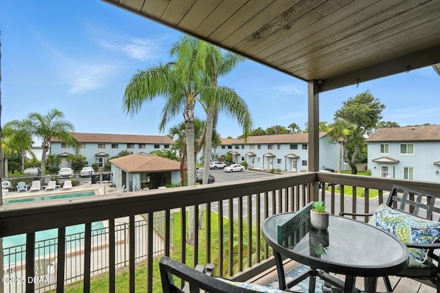 3333 S Ridgewood Ave Unit 8B, Port Orange, FL 32129 - balcony with a residential view