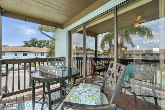 3333 S Ridgewood Ave Unit 8B, Port Orange, FL 32129 - balcony featuring outdoor dining space