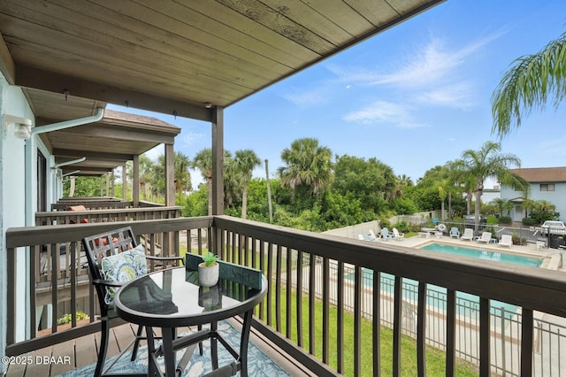 3333 S Ridgewood Ave Unit 8B, Port Orange, FL 32129 - balcony featuring view of pool