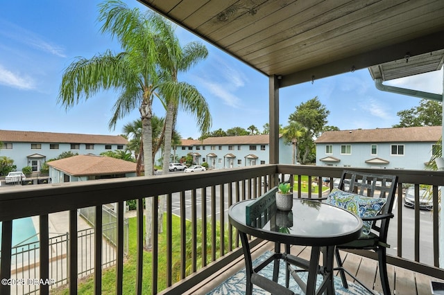 3333 S Ridgewood Ave Unit 8B, Port Orange, FL 32129 - balcony featuring a residential view