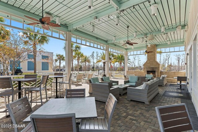 500 Barefoot Life Ln, Daytona Beach, FL 32124 - sunroom featuring plenty of natural light