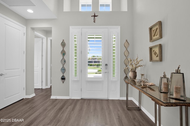 500 Barefoot Life Ln, Daytona Beach, FL 32124 - foyer entrance featuring wood finished floors