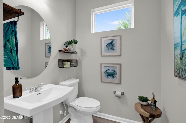 500 Barefoot Life Ln, Daytona Beach, FL 32124 - bathroom with toilet and baseboards