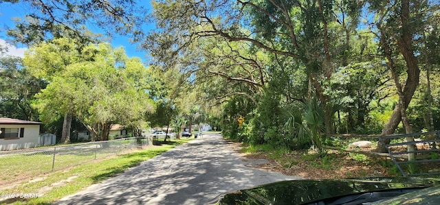 view of road