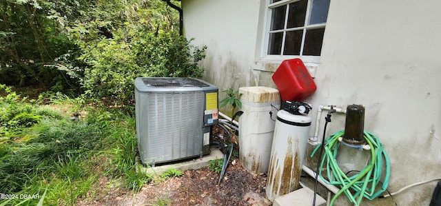 details with central air condition unit