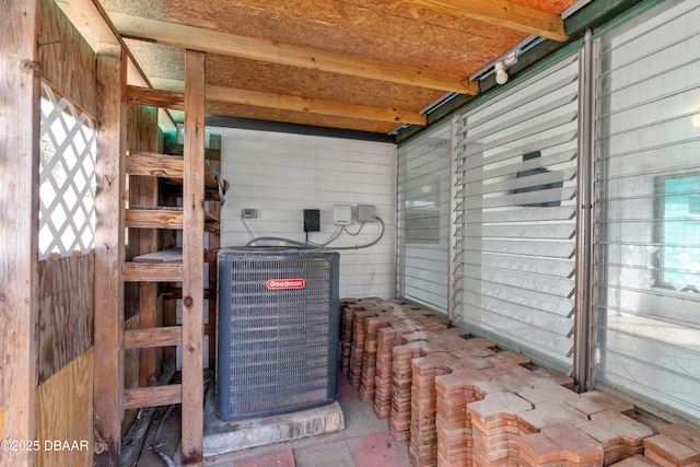 view of utility room