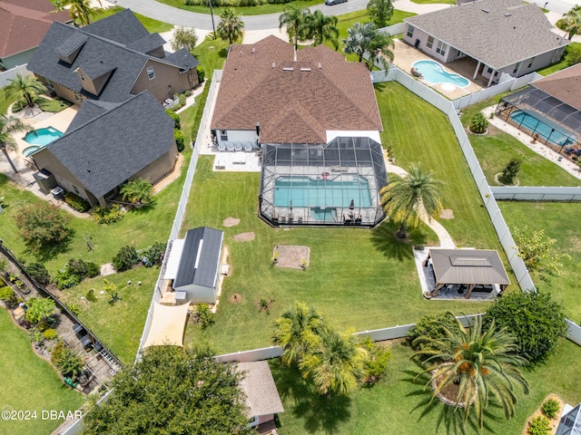 26 Ethel Ln, Palm Coast, FL 32164 - aerial view with a residential view