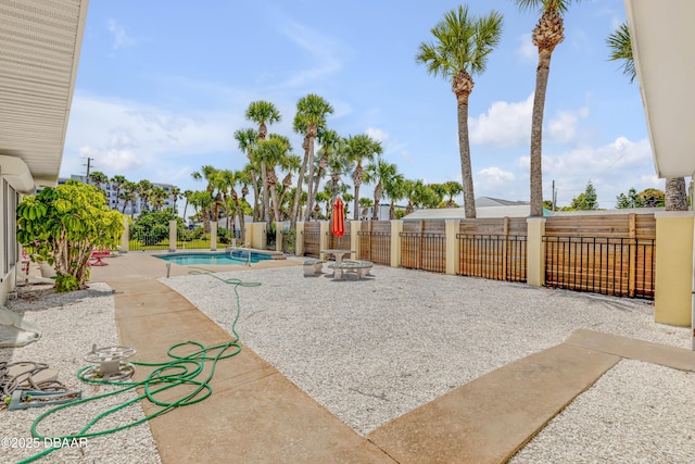 327 Due E St, New Smyrna Beach, FL 32169 - view of swimming pool with a patio