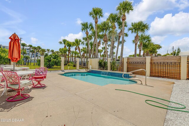 327 Due E St, New Smyrna Beach, FL 32169 - view of pool with a patio