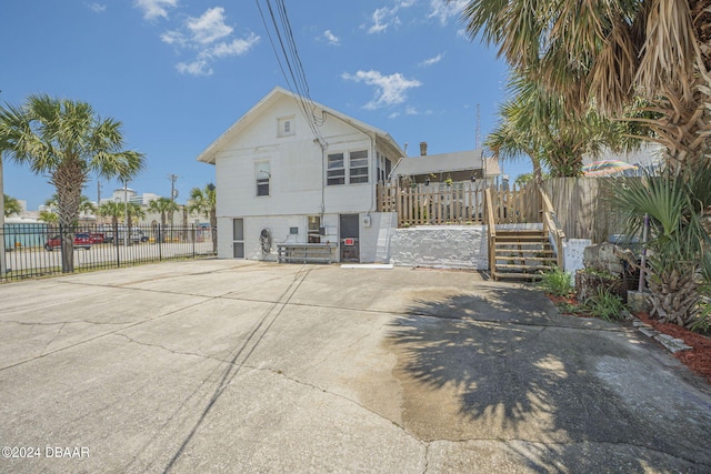 view of rear view of property