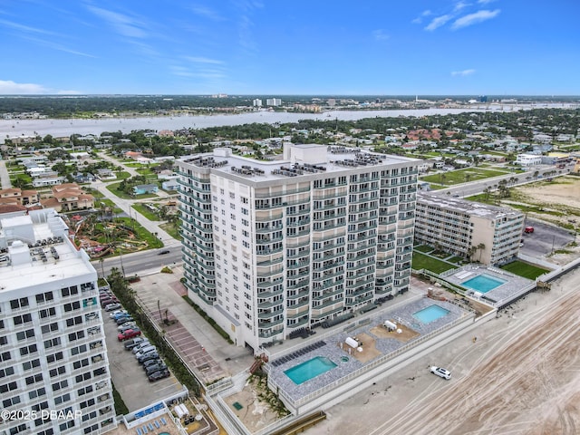 2055 S Atlantic Ave S Unit 1410, Daytona Beach, FL 32118 - aerial view of a pool and a large body of water