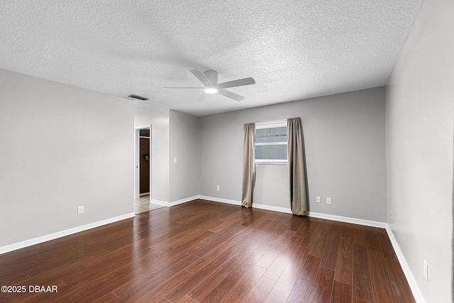 59 Blakeport Ln, Palm Coast, FL 32137 - unfurnished room featuring a ceiling fan, wood finished floors, and a textured ceiling