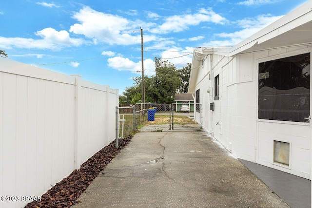 view of property exterior