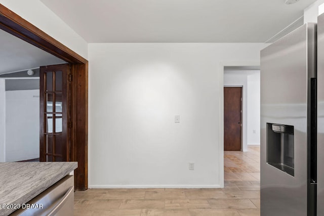 interior space featuring light hardwood / wood-style flooring