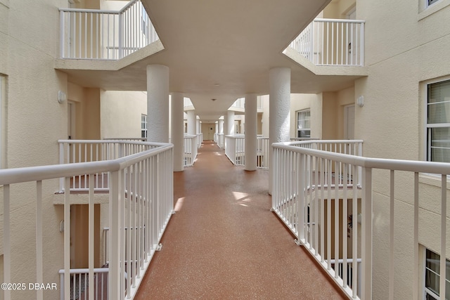 4670 Links Village Dr Unit A506, Ponce Inlet, FL 32127 - hallway with a textured wall