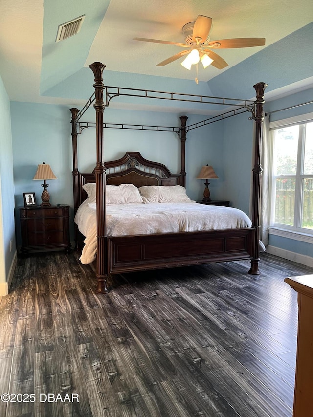 5988 Heron Pond Dr, Port Orange, FL 32128 - bedroom with wood finished floors and baseboards