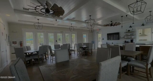 view of dining space