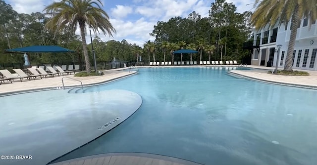 view of pool