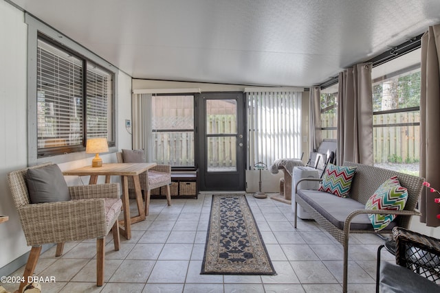 sunroom / solarium featuring a wealth of natural light