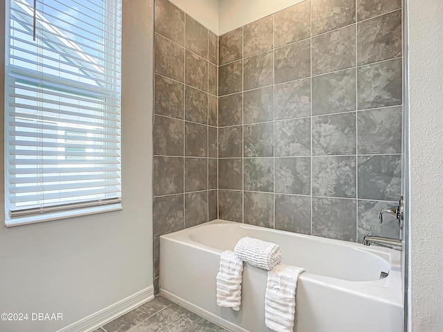 bathroom with a bath