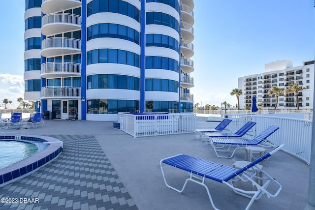 exterior space featuring a patio area